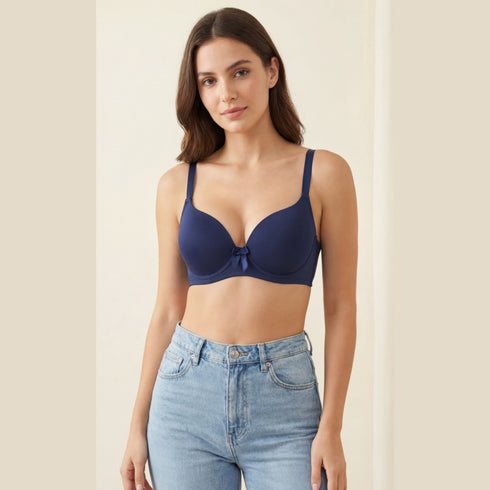 Padded Seamless Push-Up Bra & Panty Set – Smooth Fit