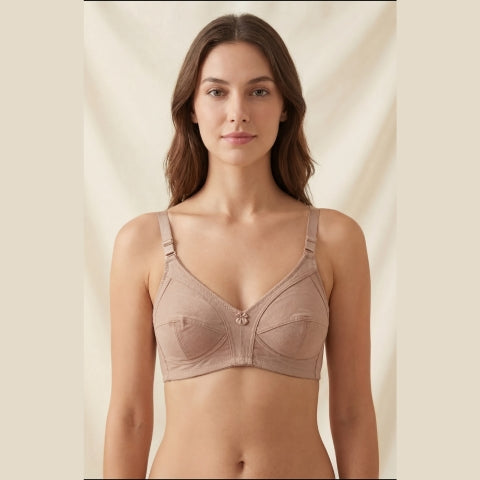 Pack of 3 Pure Stretch Cotton Bras – All-Day Comfort Pack