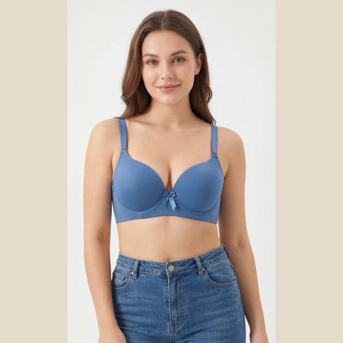 Padded Seamless Push-Up Bra & Panty Set – Smooth Fit