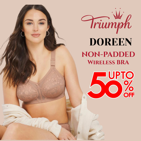 Pack of 2 Imported Triumph Doreen Bra (Get Gift Free Hooks Extender)